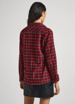 Women Pepe Jeans Regular Fit Checked Shirt