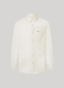 Men Pepe Jeans Regular Fit Cotton Twill Shirt
