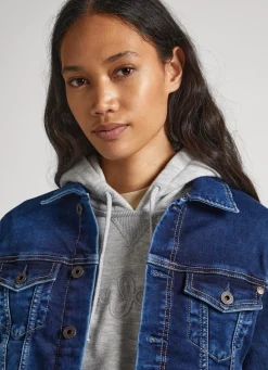 Women Pepe Jeans Regular Fit Gymdigo Jacket