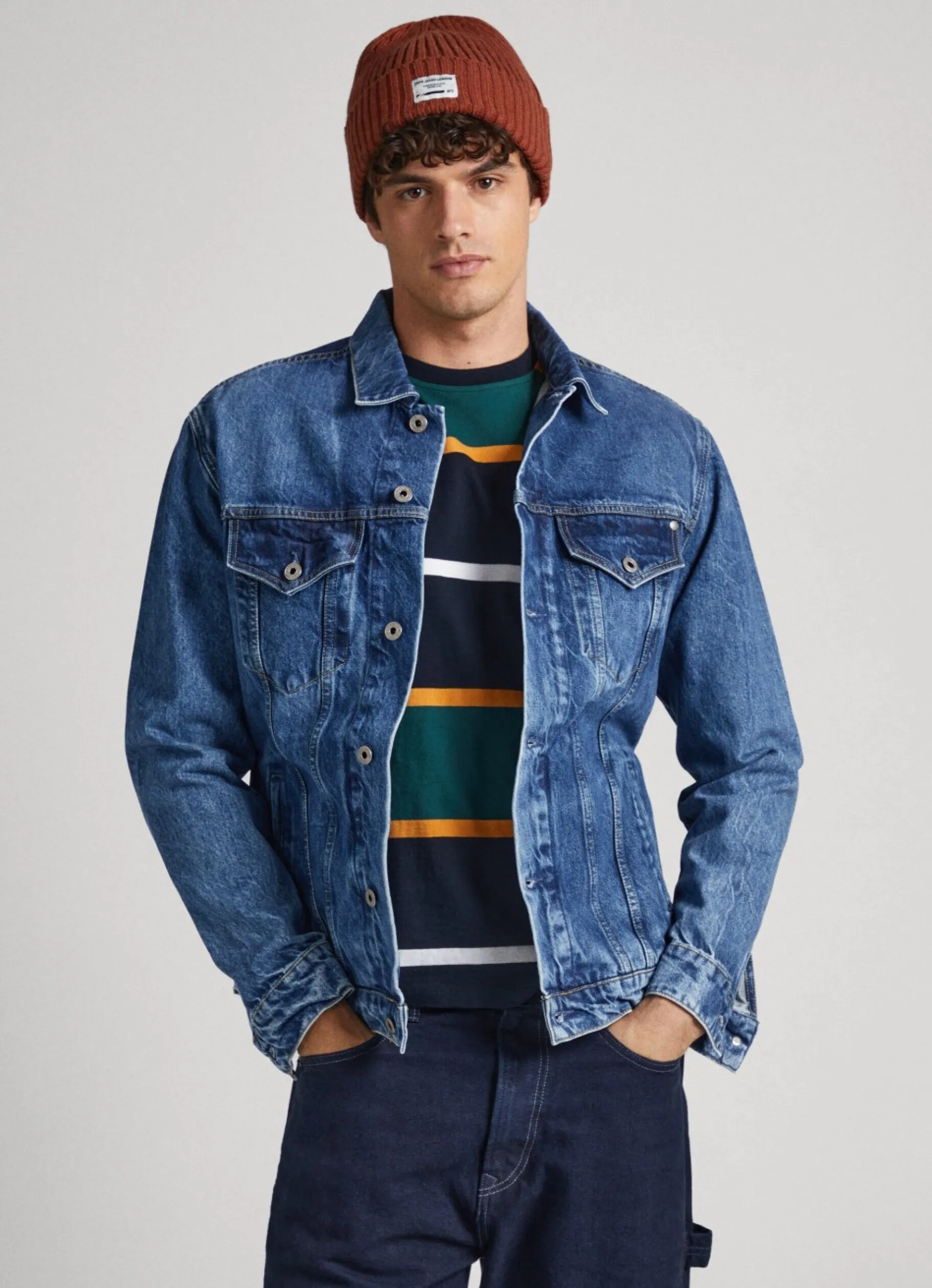 Men Pepe Jeans Regular Fit Jacket