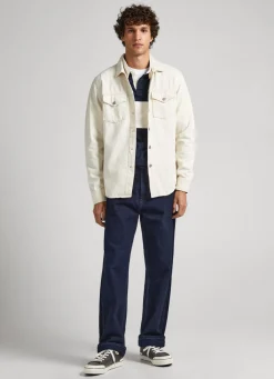 Men Pepe Jeans Regular Fit Overshirt
