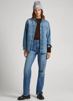 Women Pepe Jeans Regular Fit Overshirt