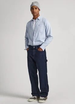 Men Pepe Jeans Regular Fit Oxford Shirt