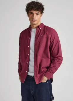 Men Pepe Jeans Regular Fit Oxford Shirt