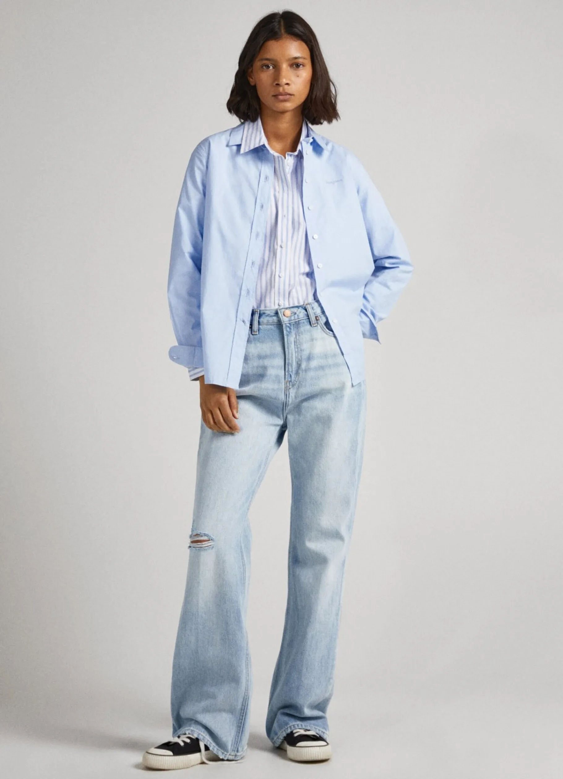 Women Pepe Jeans Regular Fit Poplin Shirt