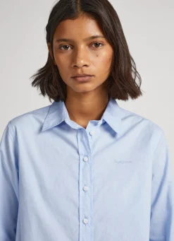 Women Pepe Jeans Regular Fit Poplin Shirt