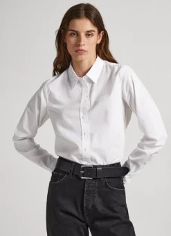 Women Pepe Jeans Regular Fit Poplin Shirt