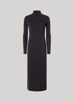 Women Pepe Jeans Regular Fit Ribbed Dress