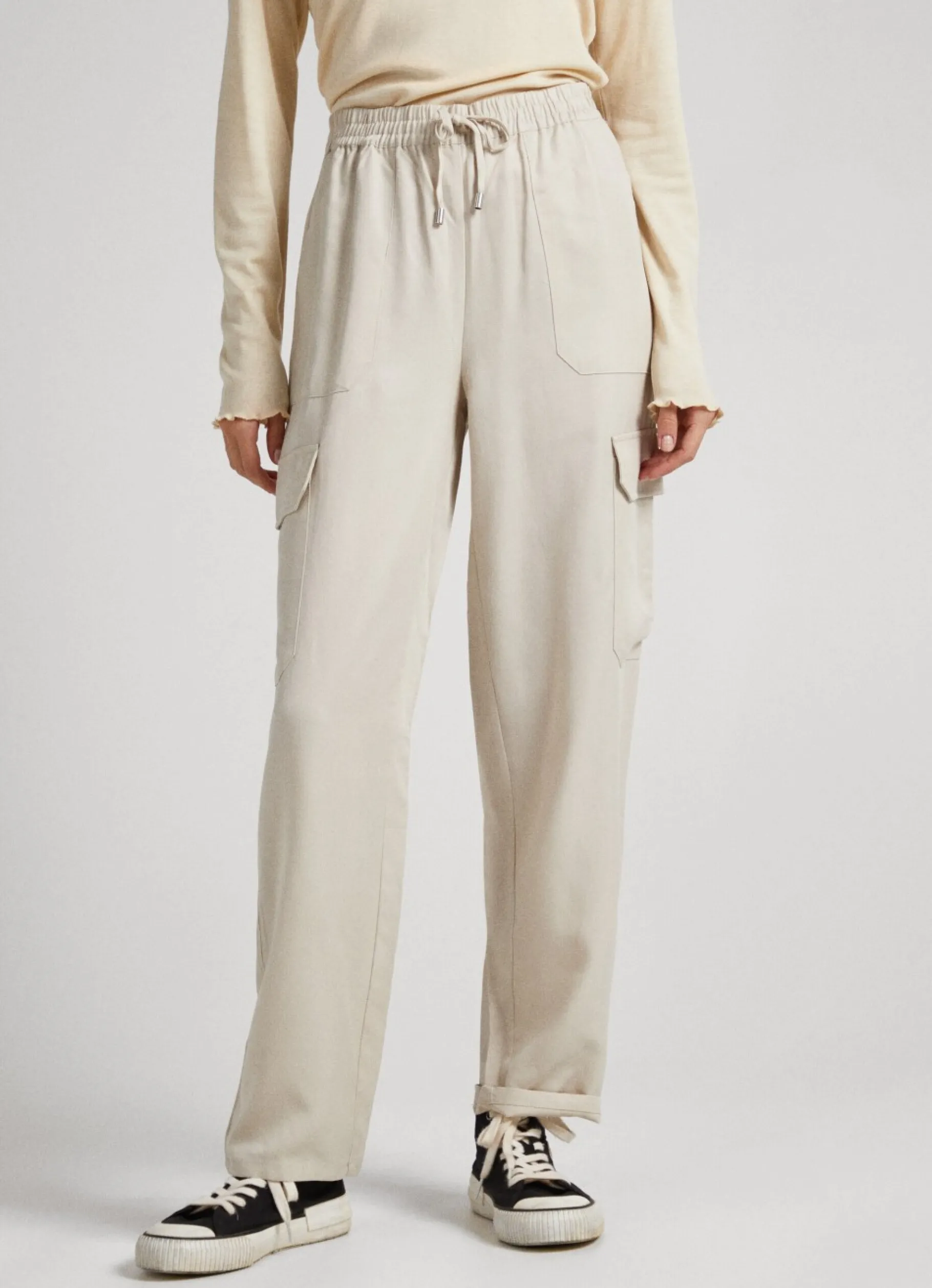 Women Pepe Jeans Relaxed Fit Cargo Pants