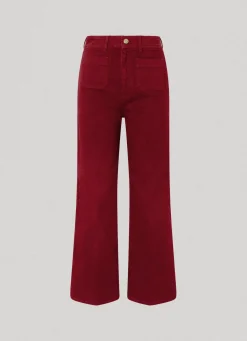 Women Pepe Jeans Relaxed Fit Cropped Trousers