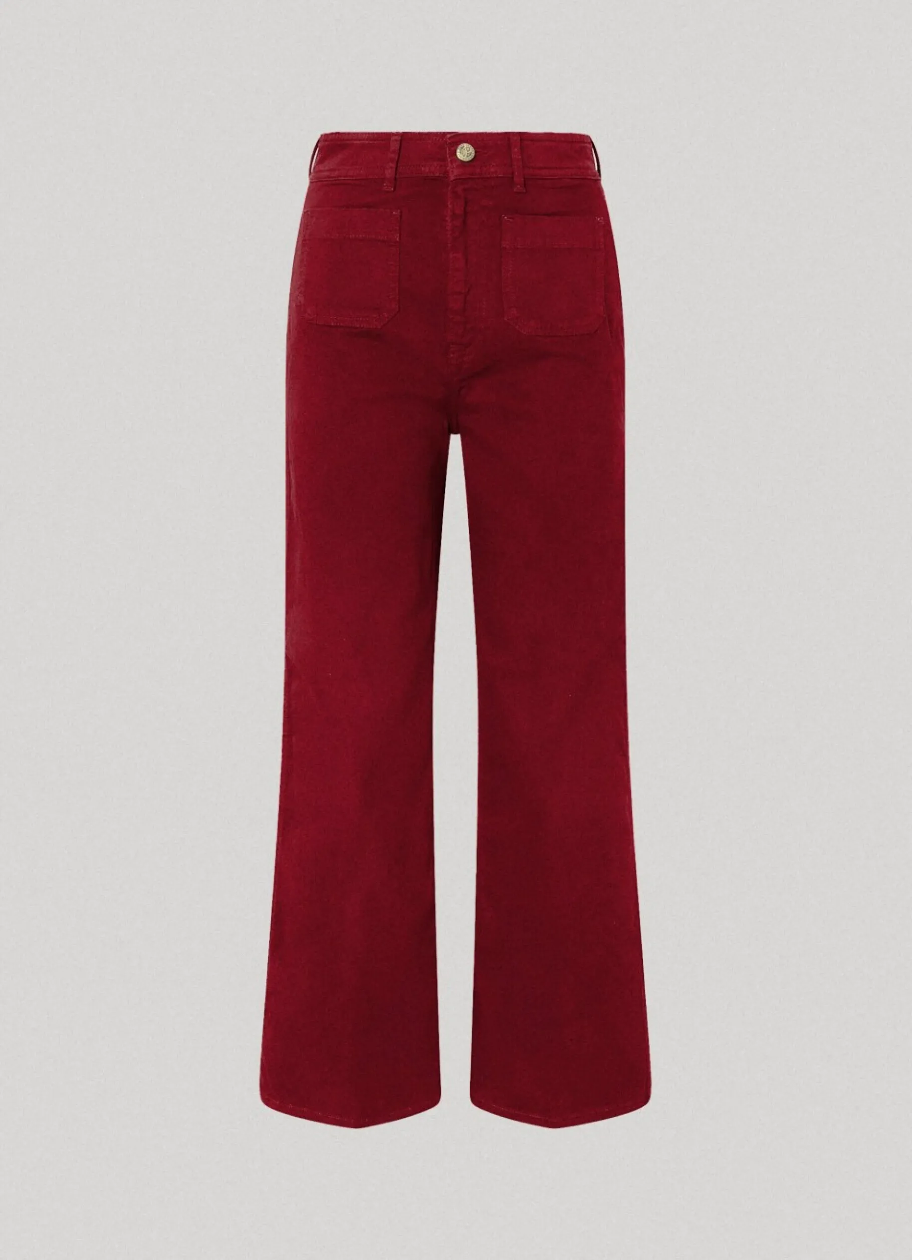 Women Pepe Jeans Relaxed Fit Cropped Trousers