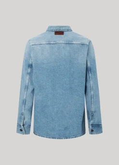 Men Pepe Jeans Relaxed Fit Overshirt