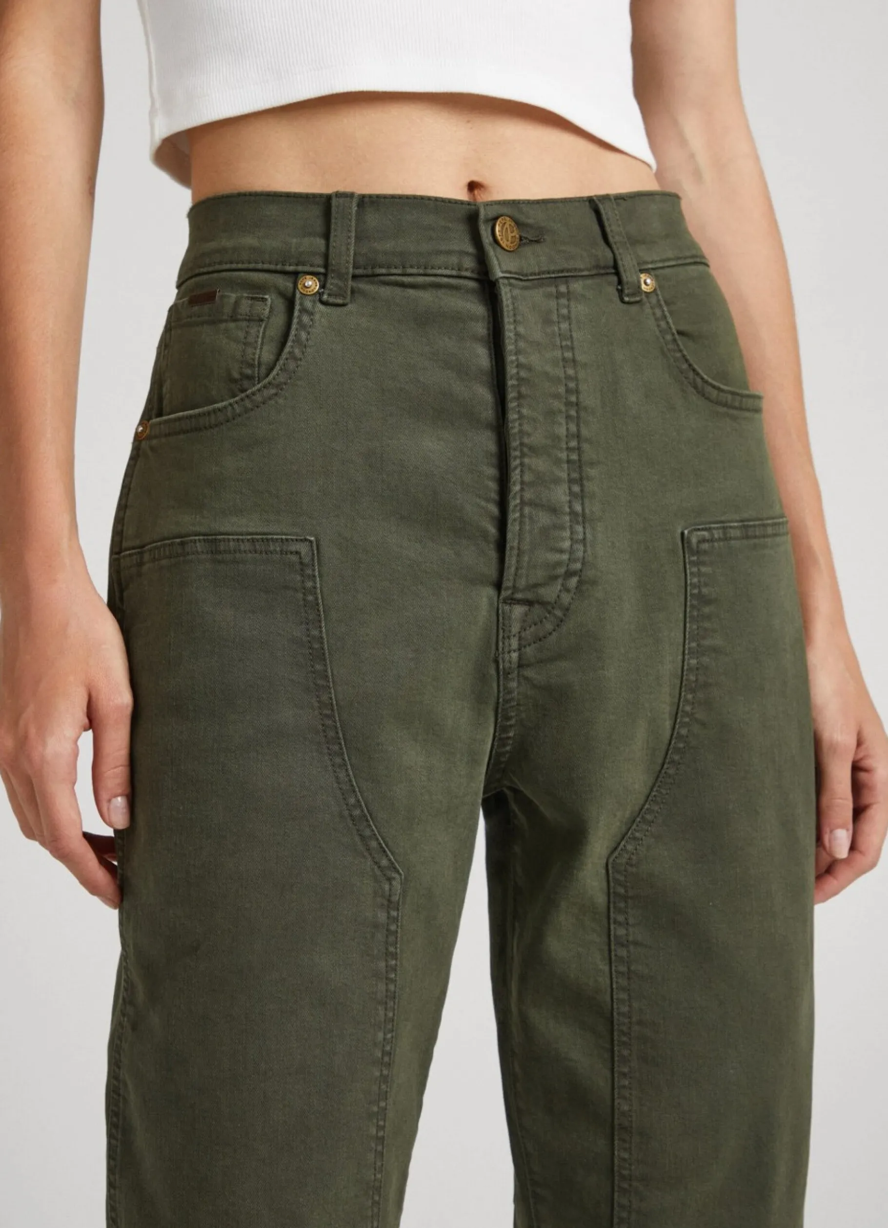 Women Pepe Jeans Relaxed Fit 5-Pocket Trousers