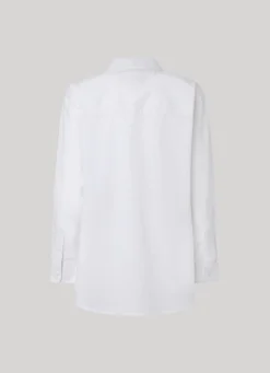 Women Pepe Jeans Relaxed Fit Poplin Shirt