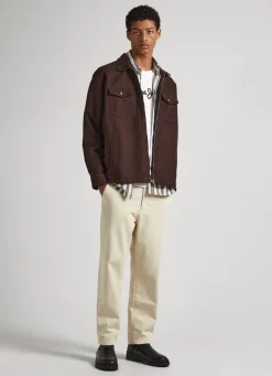 Men Pepe Jeans Relaxed Harrow Chino Trousers
