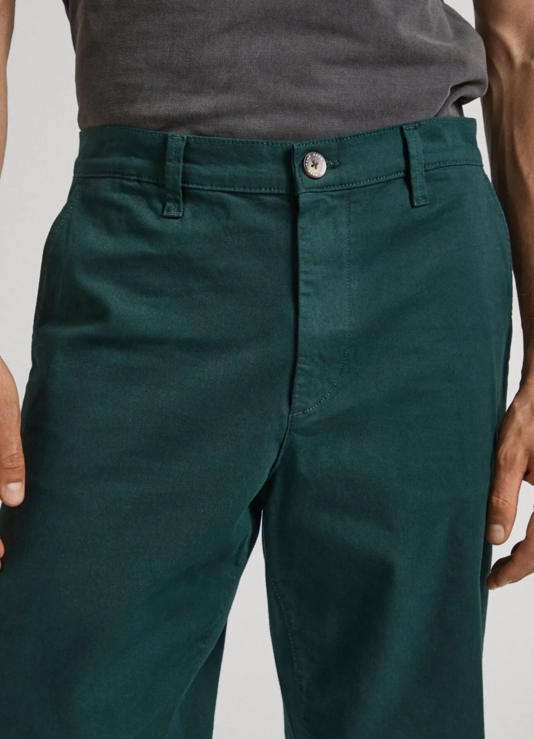 Men Pepe Jeans Relaxed Harrow Chino Trousers