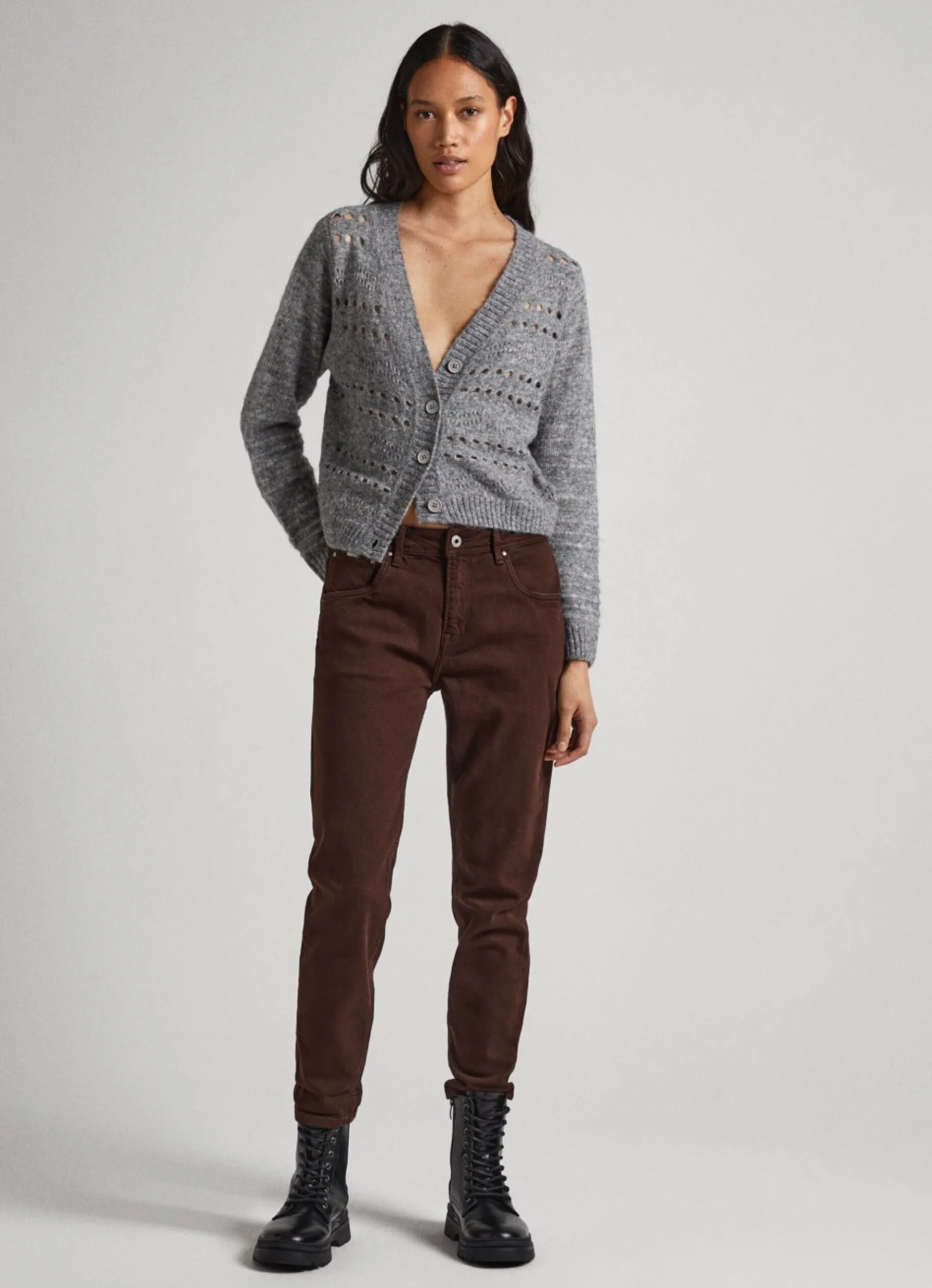 Women Pepe Jeans Relaxed 5-Pocket Denim Trousers