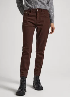 Women Pepe Jeans Relaxed 5-Pocket Denim Trousers