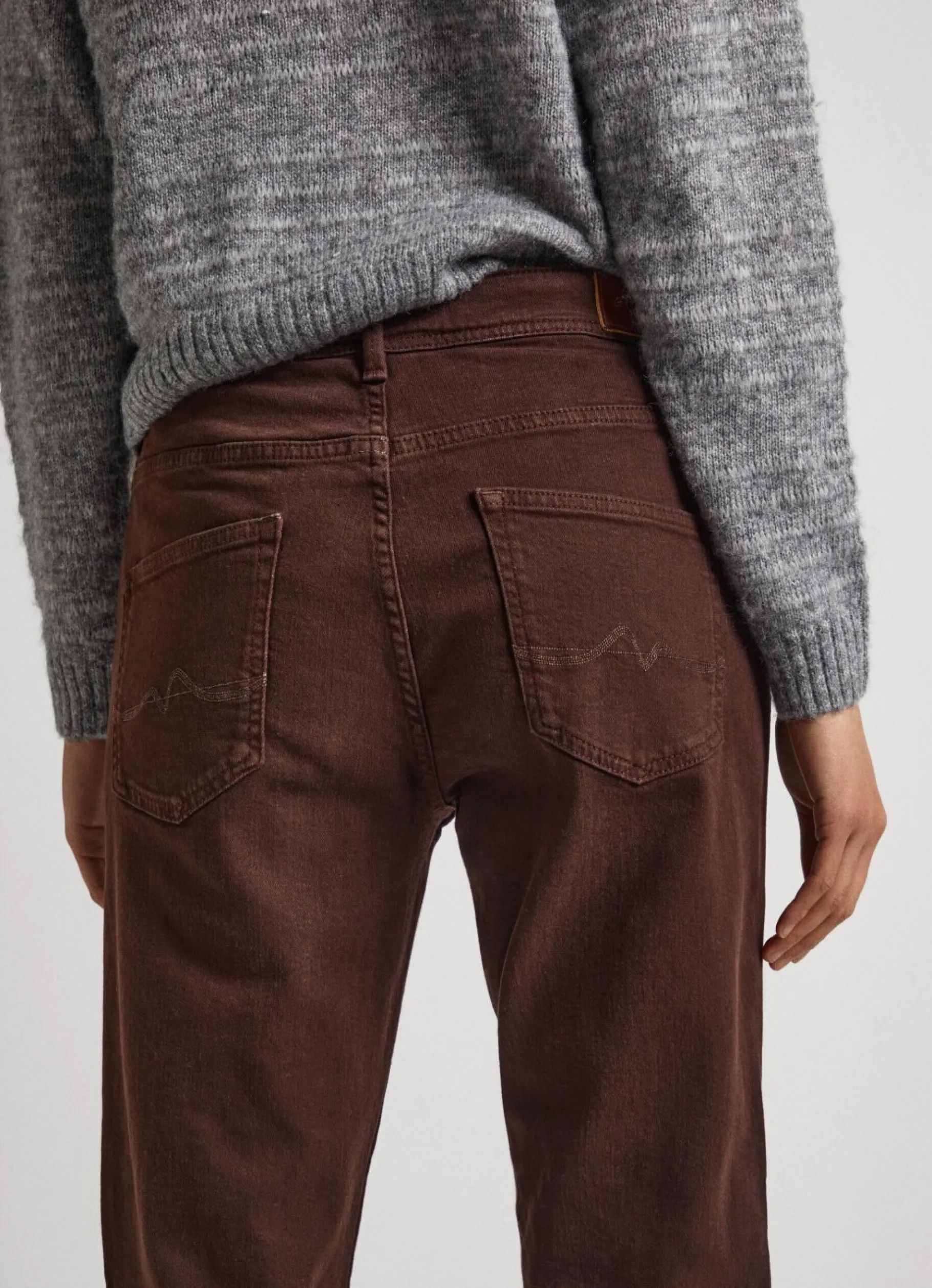 Women Pepe Jeans Relaxed 5-Pocket Denim Trousers