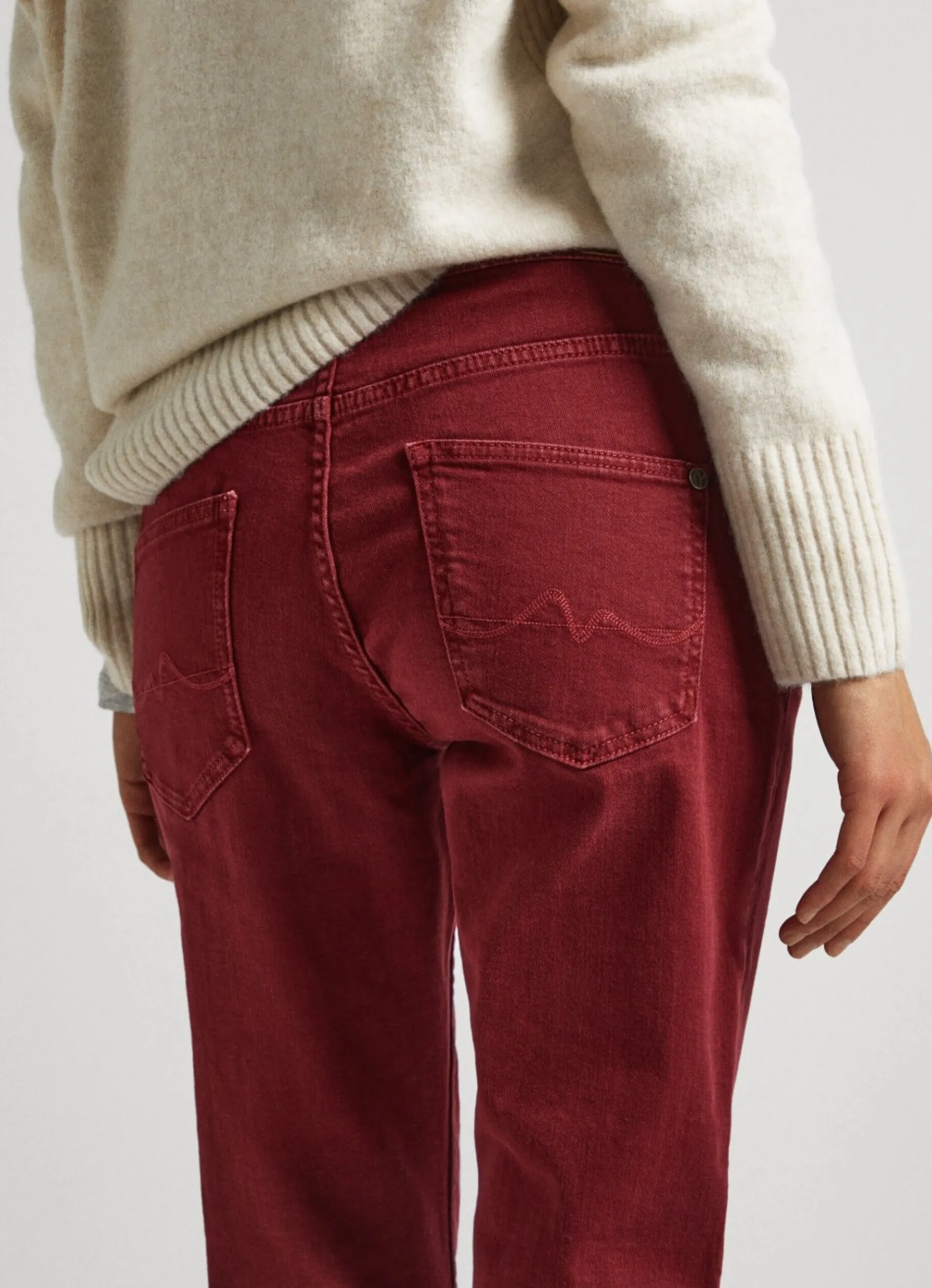 Women Pepe Jeans Relaxed 5-Pocket Denim Trousers