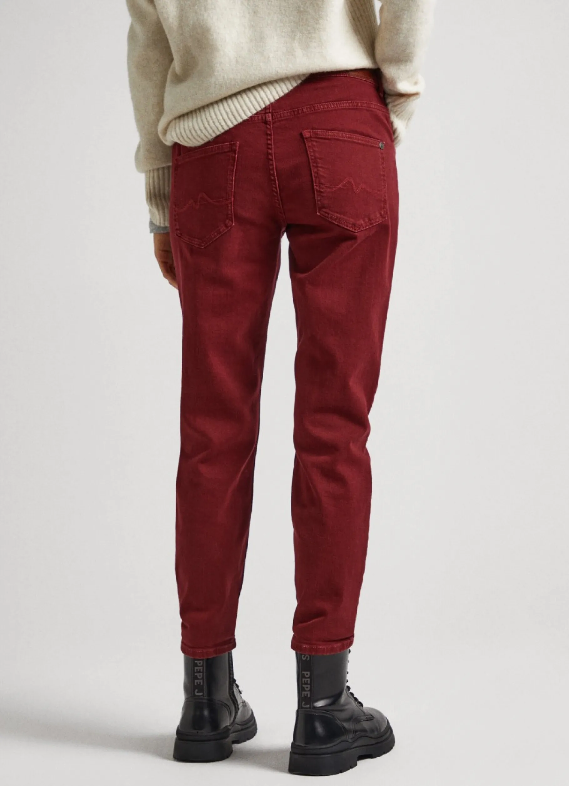 Women Pepe Jeans Relaxed 5-Pocket Denim Trousers