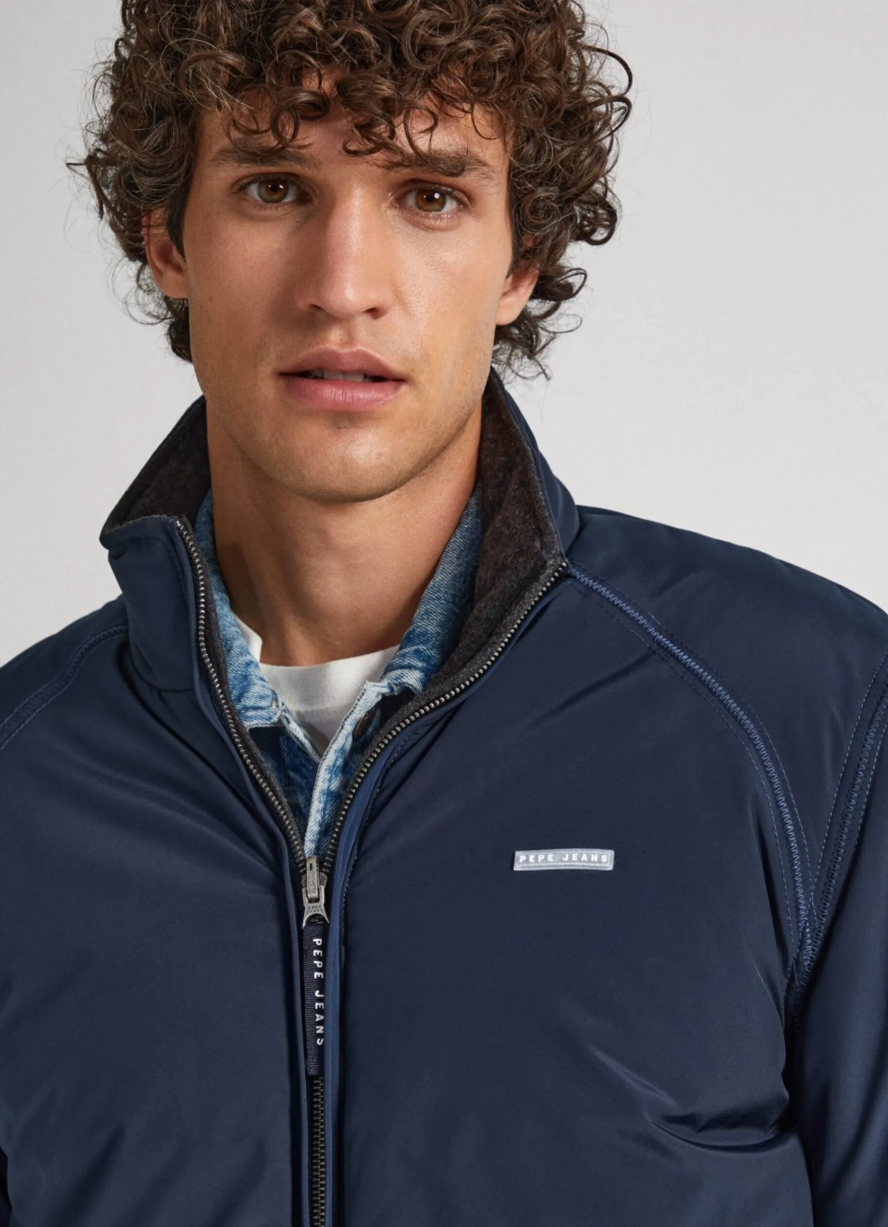 Men Pepe Jeans Reversible Bomber Jacket