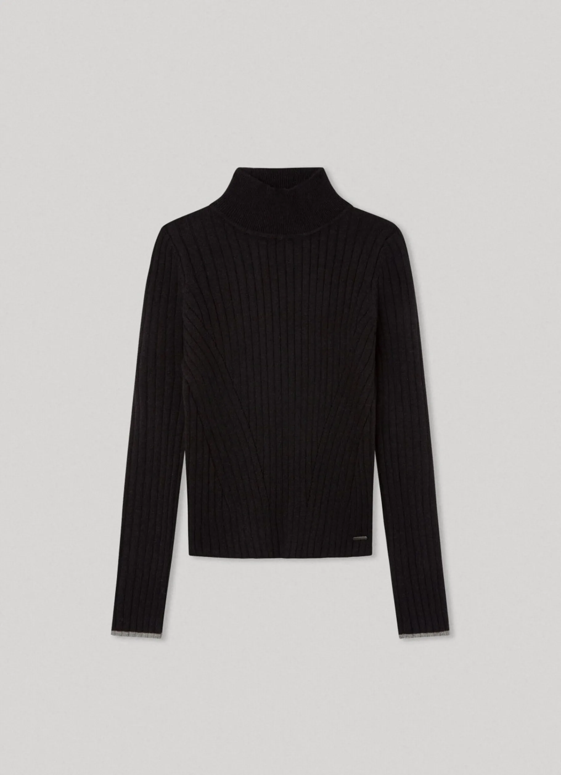 Girl Pepe Jeans Ribbed High Neck Sweater
