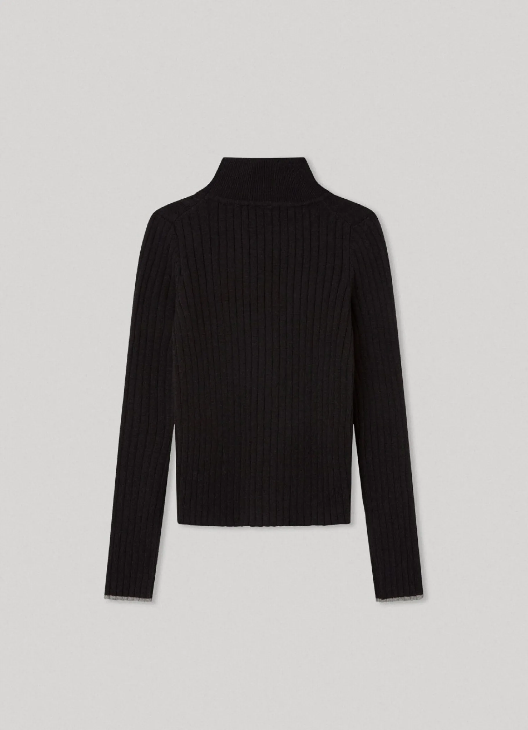 Girl Pepe Jeans Ribbed High Neck Sweater