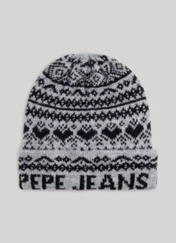 Men Pepe Jeans Ribbed Knit Beanie