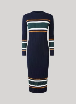 Women Pepe Jeans Ribbed Knit Dress