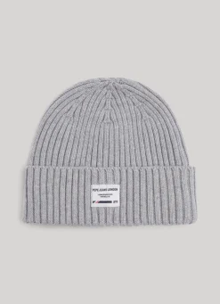 Men Pepe Jeans Ribbed Knit Hat