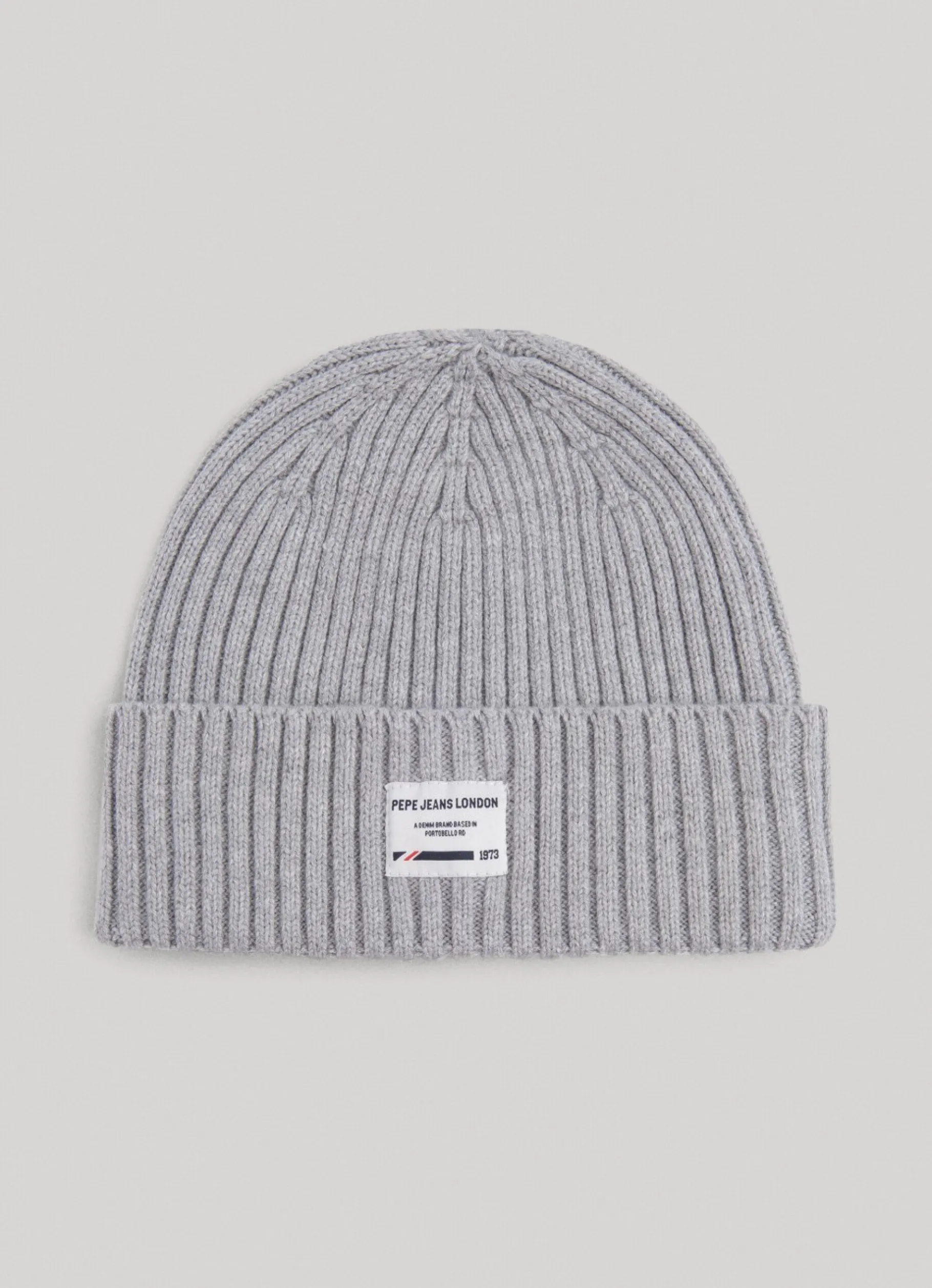 Men Pepe Jeans Ribbed Knit Hat