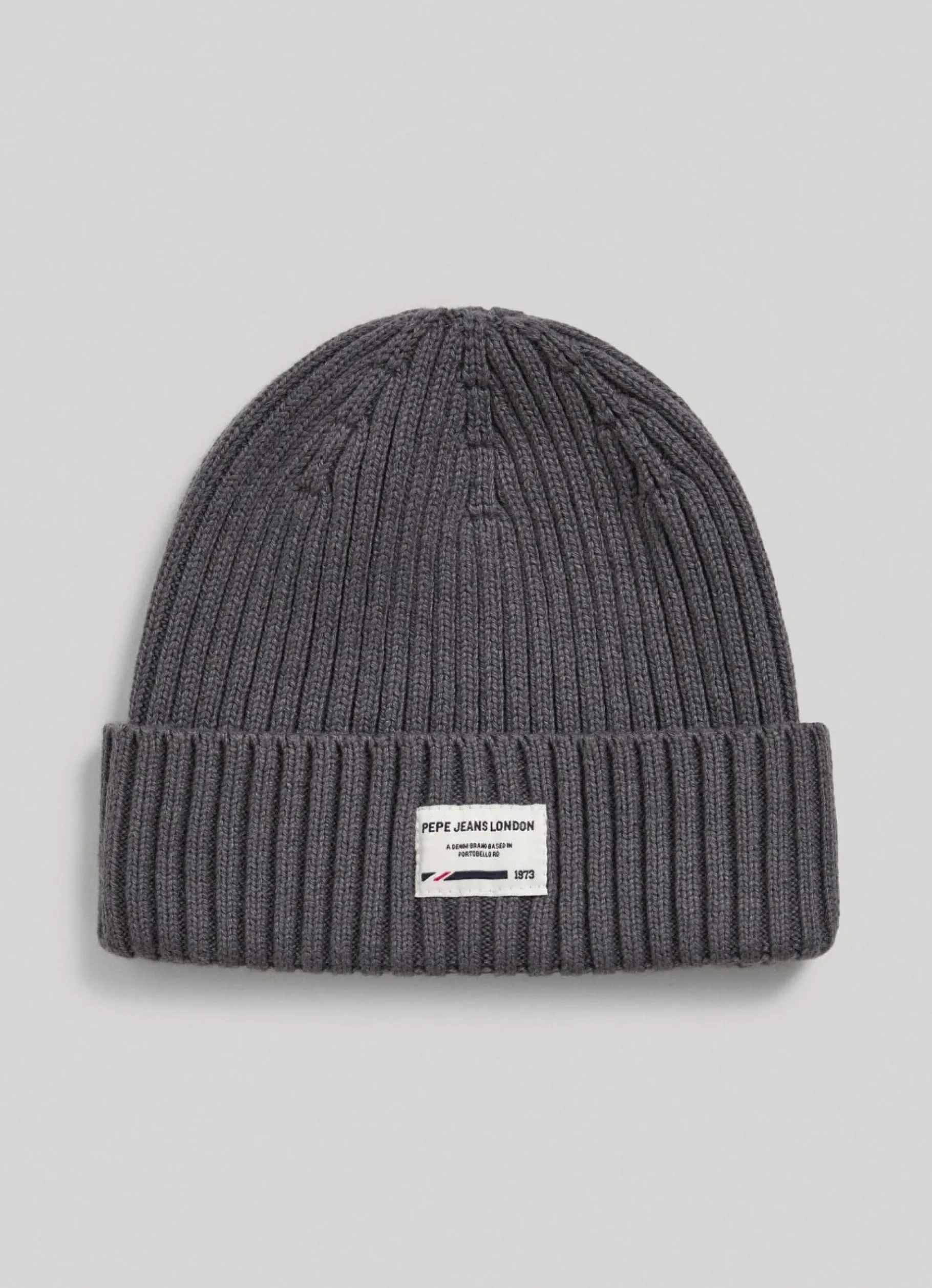 Men Pepe Jeans Ribbed Knit Hat