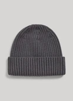 Men Pepe Jeans Ribbed Knit Hat