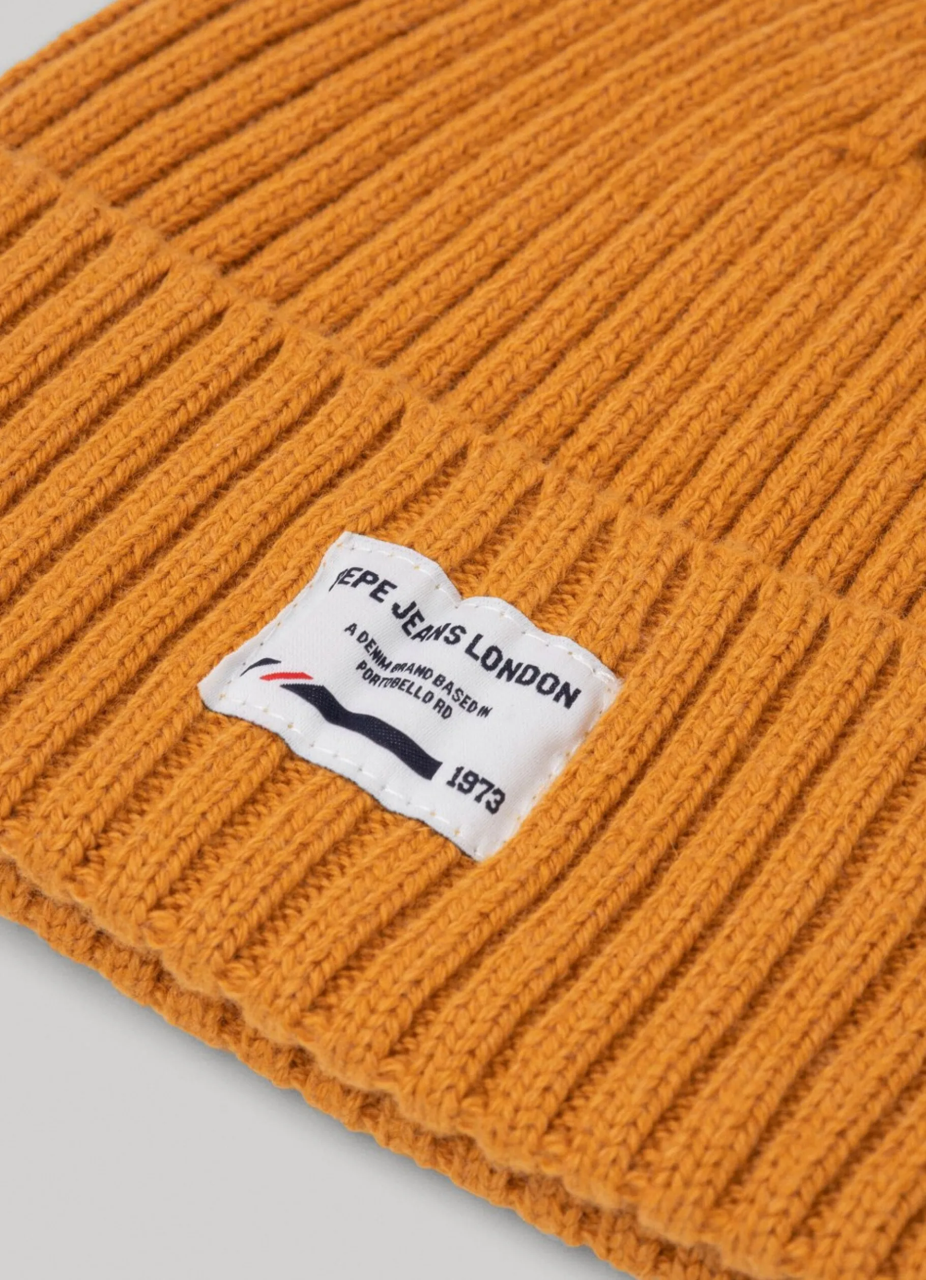Men Pepe Jeans Ribbed Knit Hat