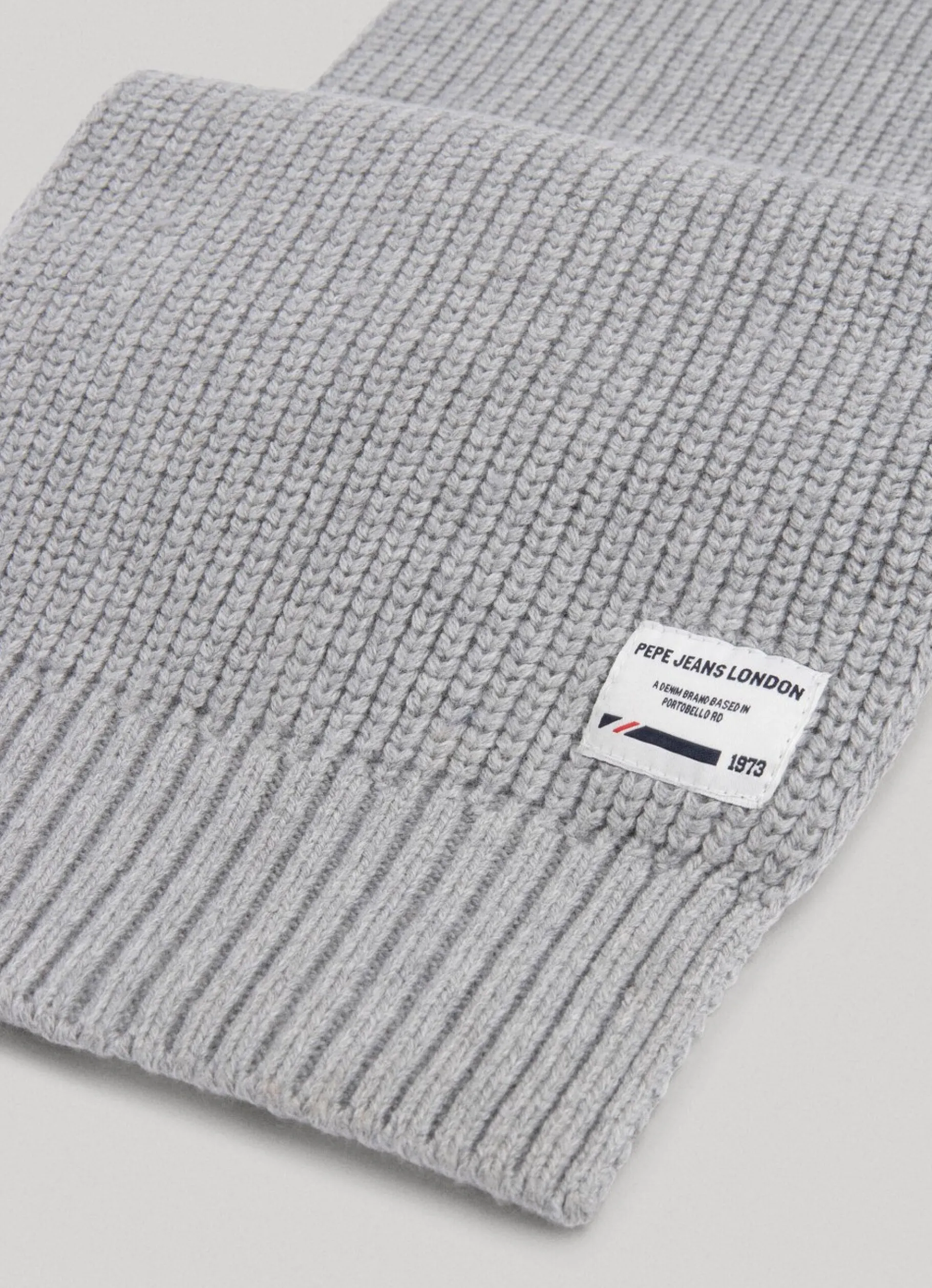 Men Pepe Jeans Ribbed Knit Scarf