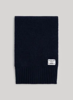 Men Pepe Jeans Ribbed Knit Scarf