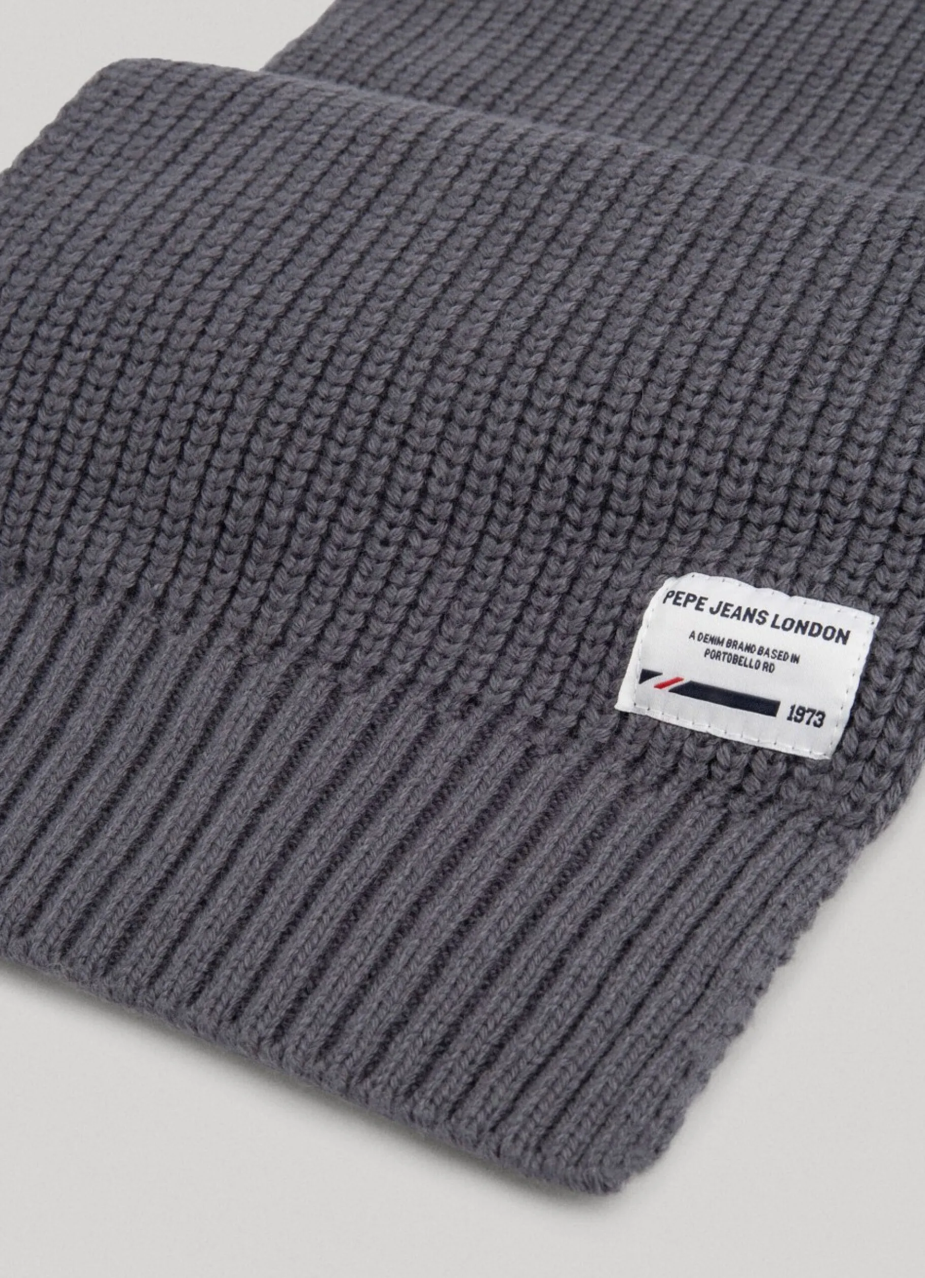 Men Pepe Jeans Ribbed Knit Scarf