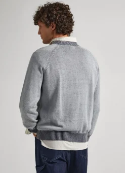 Men Pepe Jeans Round Neck Cotton Sweatshirt