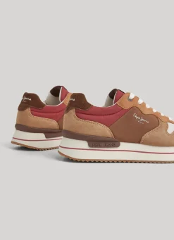 Women Pepe Jeans Rusper Queen Combined Trainers
