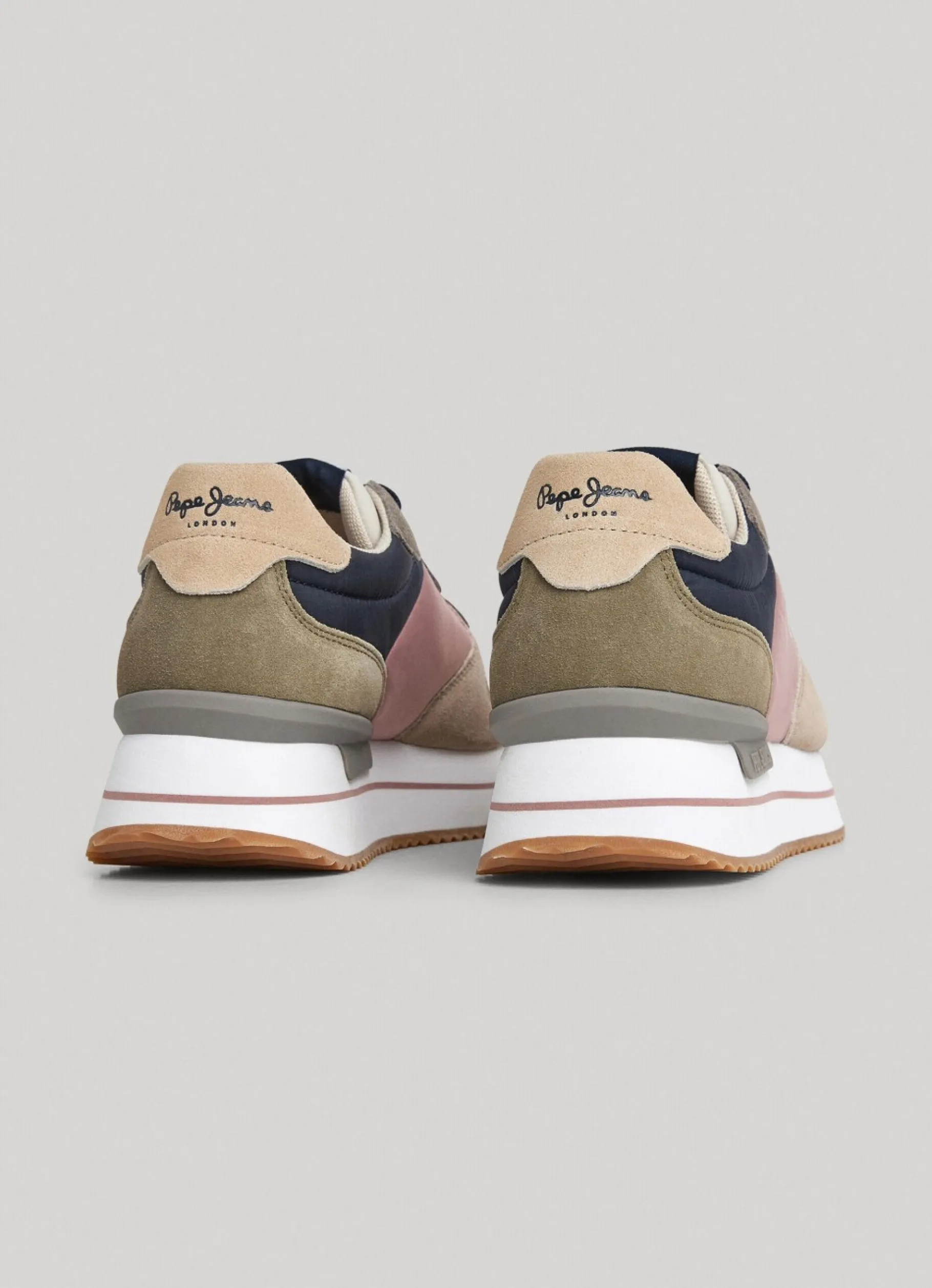 Women Pepe Jeans Rusper Queen Combined Trainers