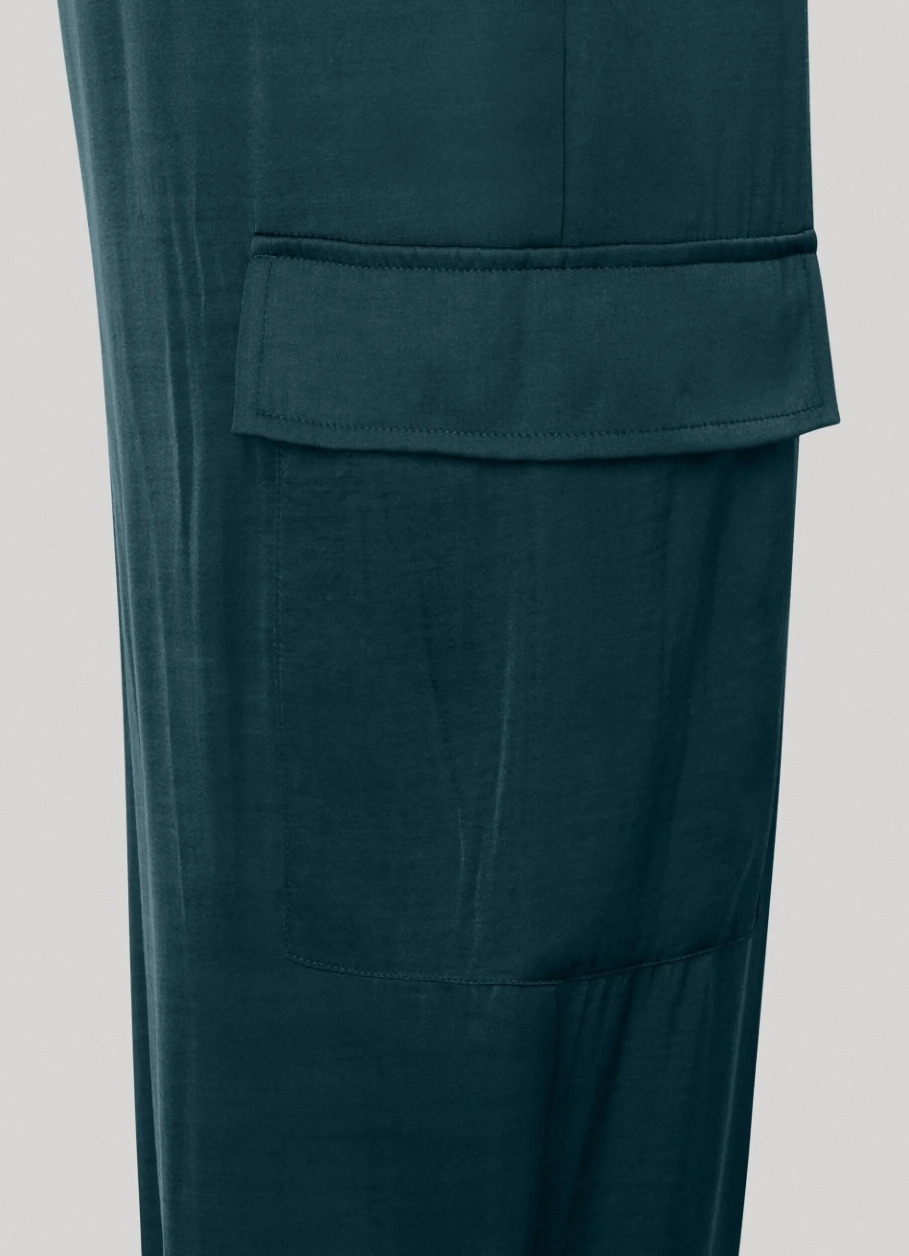 Women Pepe Jeans Satin Cargo Trousers
