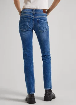 Women Pepe Jeans Saturn Regular Fit Mid-Rise Jeans