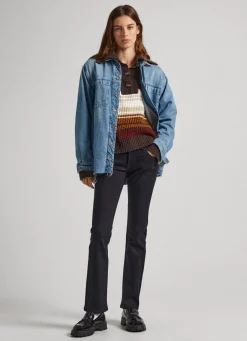 Women Pepe Jeans Saturn Regular Fit Mid-Rise Jeans