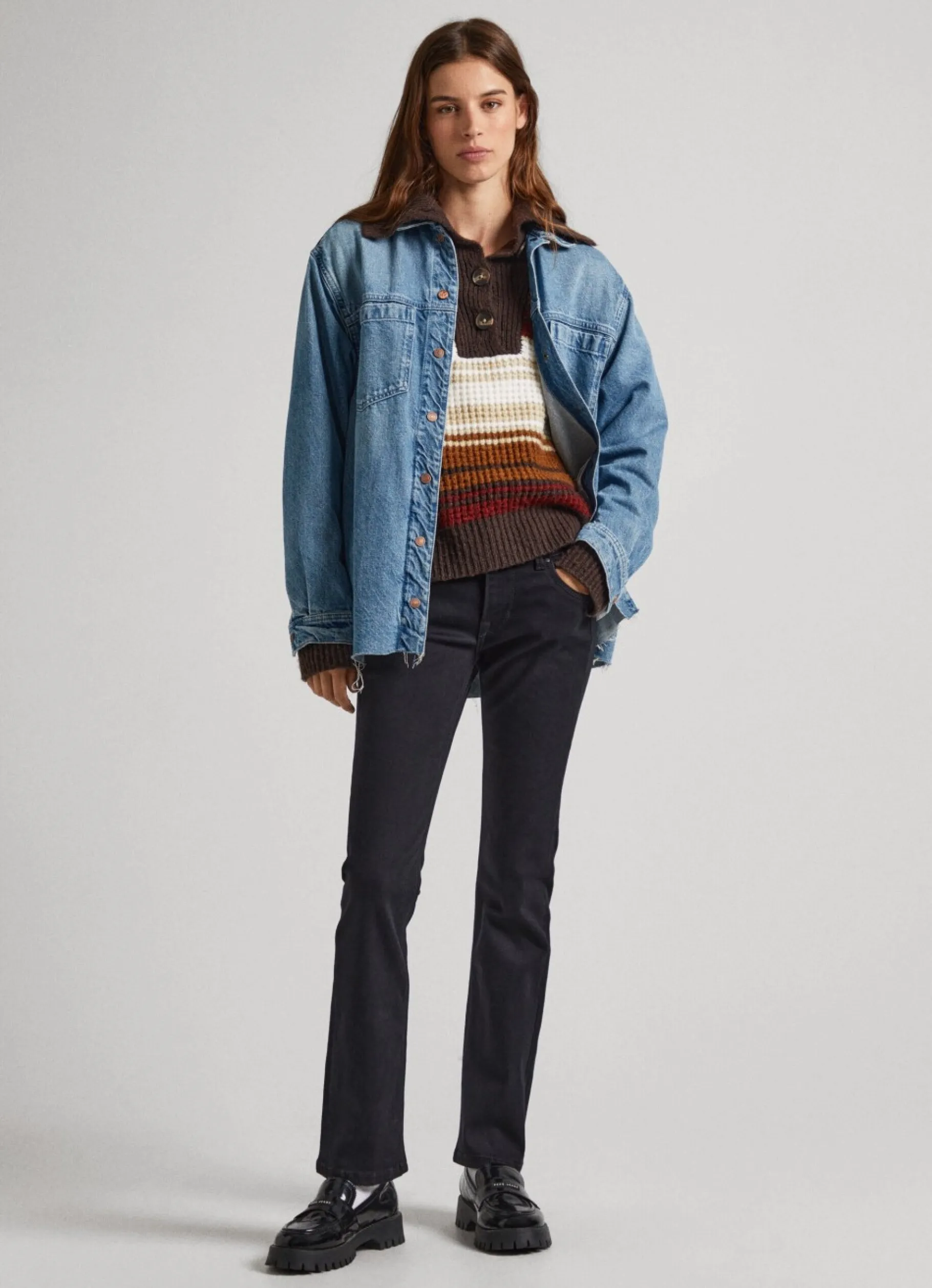Women Pepe Jeans Saturn Regular Fit Mid-Rise Jeans