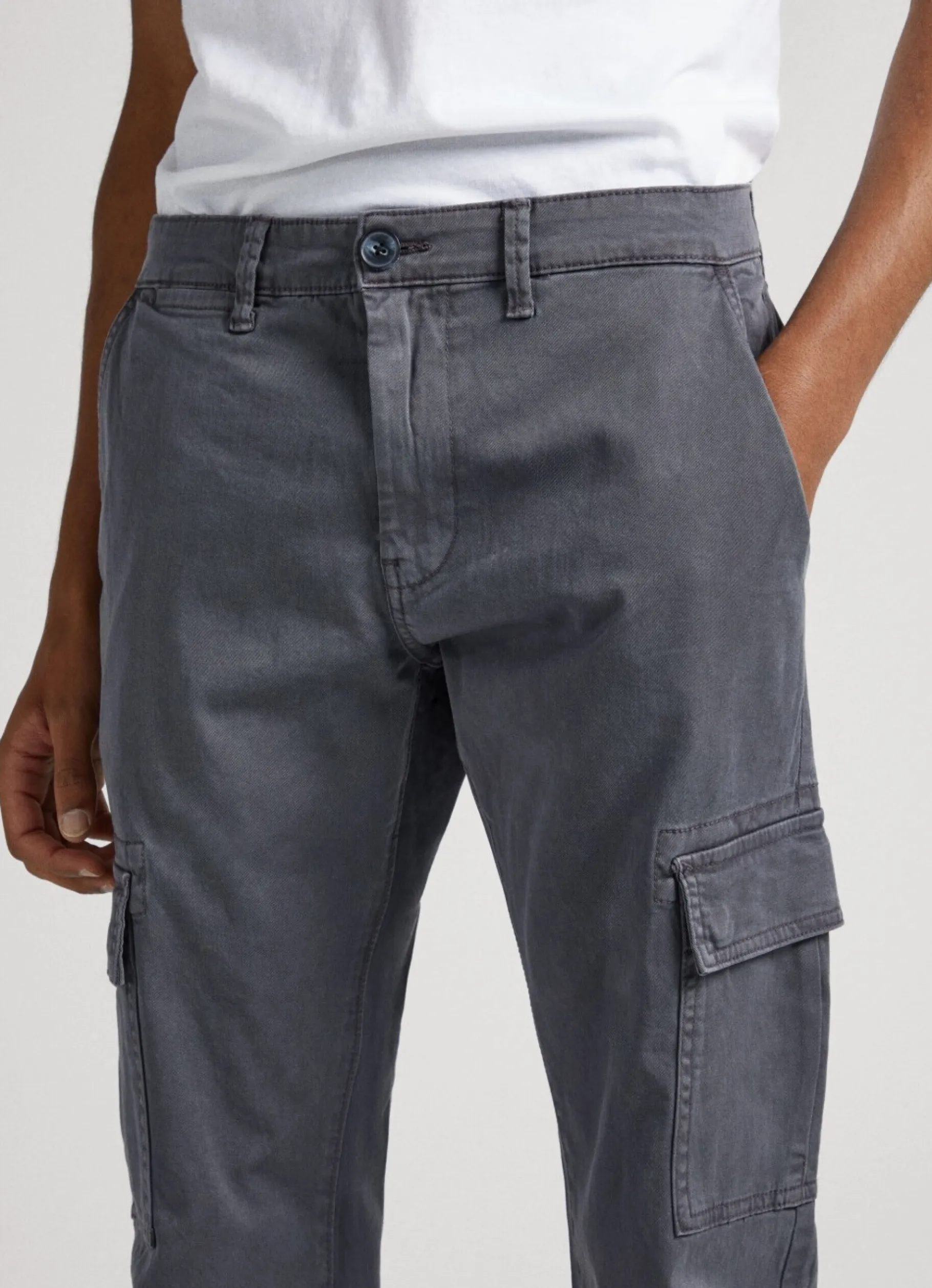 Men Pepe Jeans Sean Regular Fit Chino Trousers