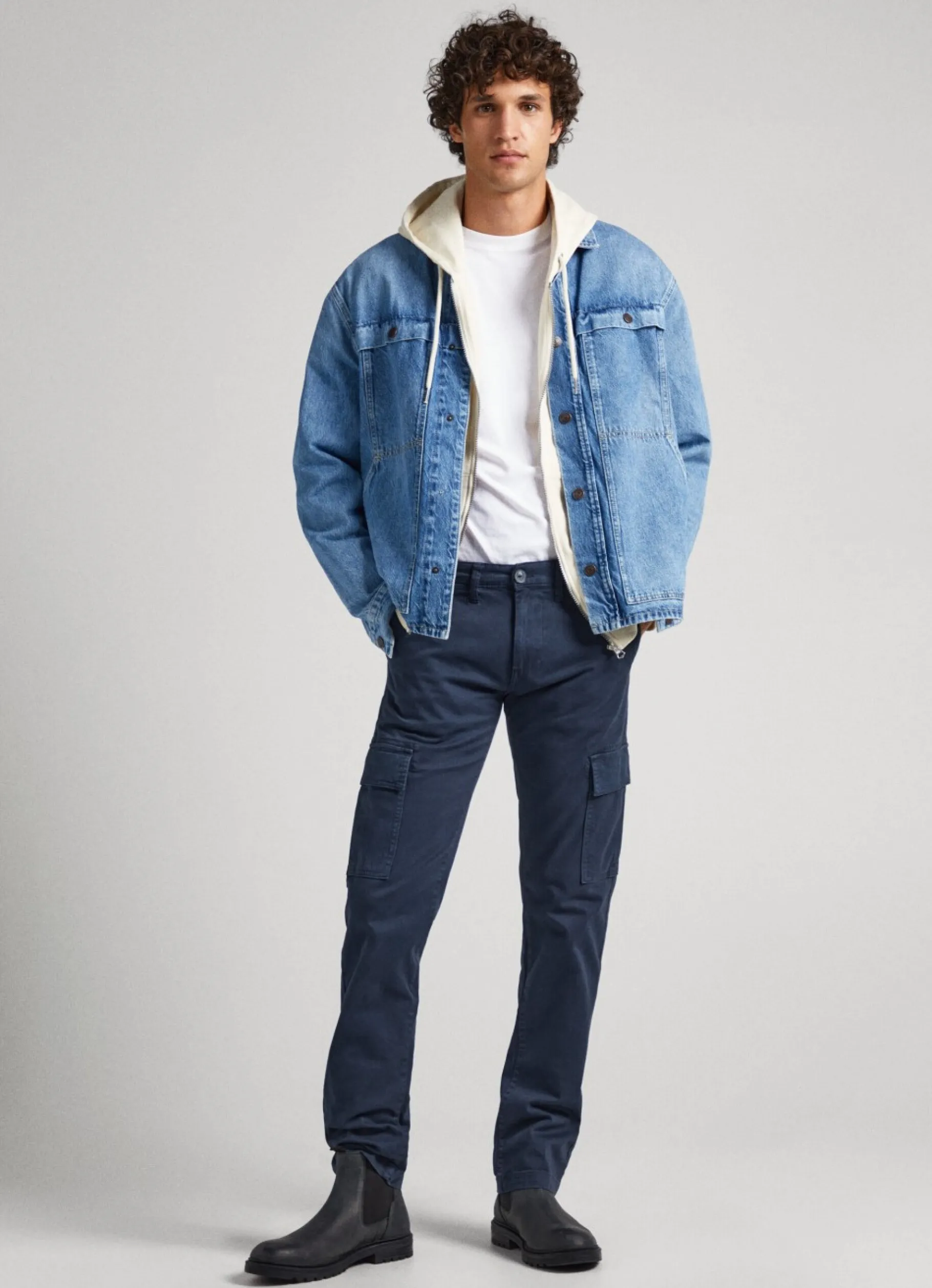 Men Pepe Jeans Sean Regular Fit Chino Trousers