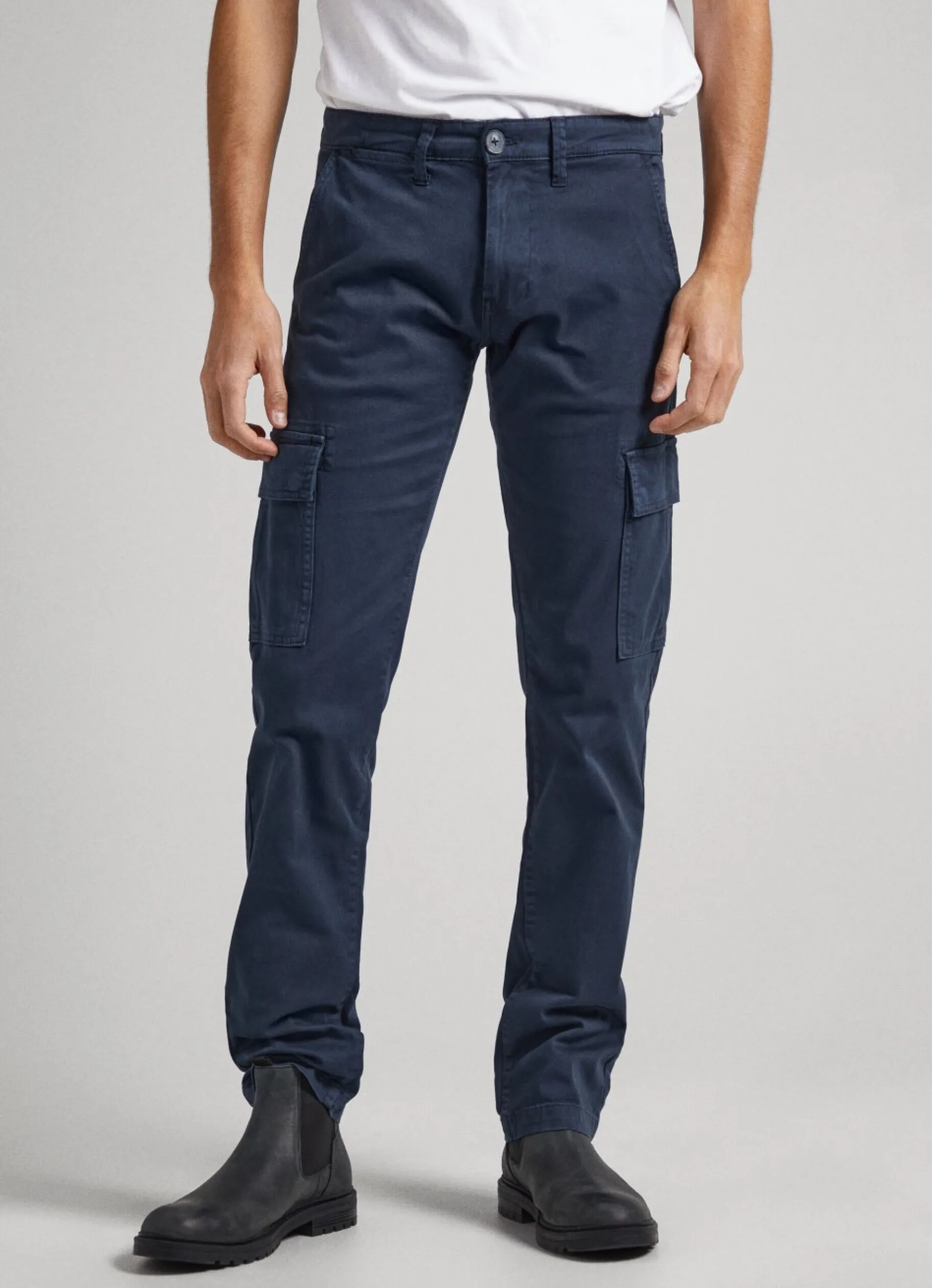 Men Pepe Jeans Sean Regular Fit Chino Trousers