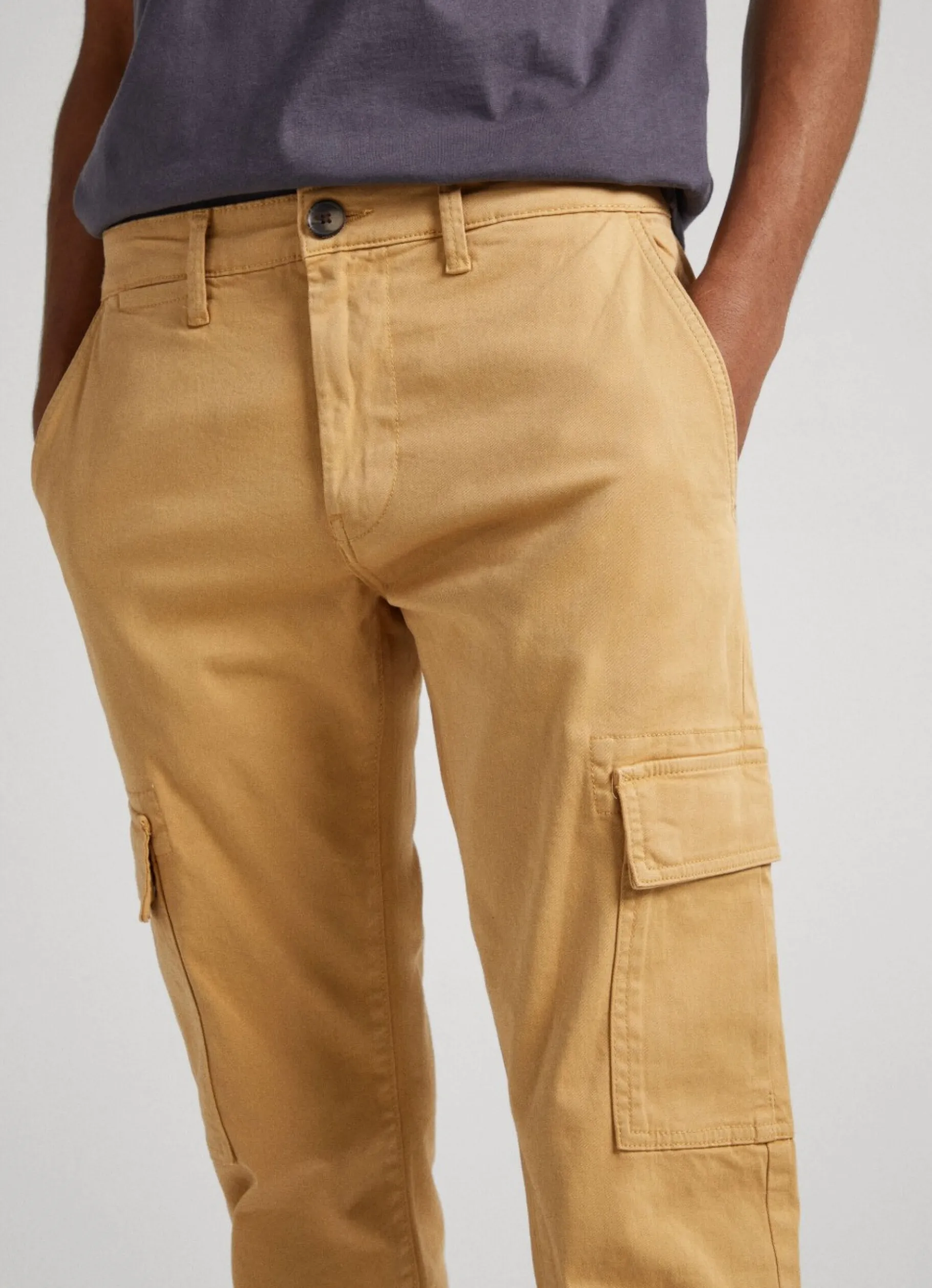 Men Pepe Jeans Sean Regular Fit Chino Trousers