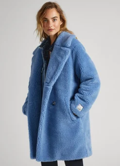 Women Pepe Jeans Sheepskin Coat
